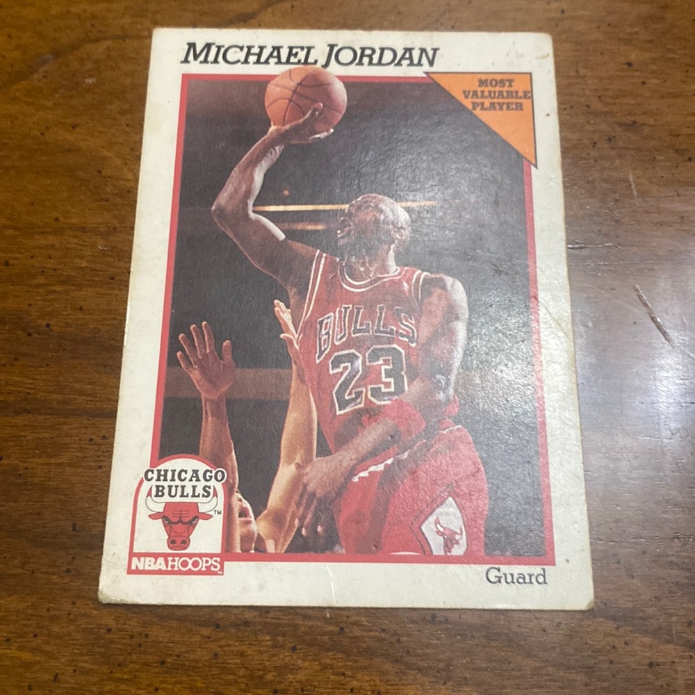 Michael Jordan most valuable player #30 Chicago bulls NBA Hoops great condition